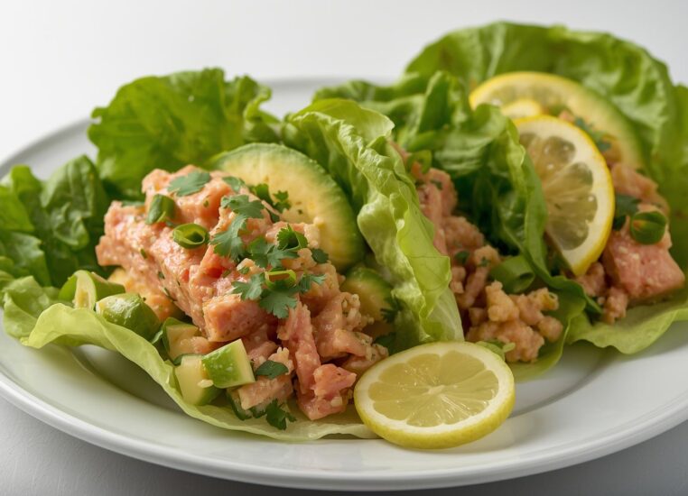 Tuna and Avocado Lettuce Wraps
