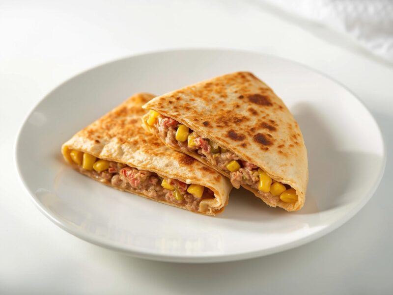 Tuna and Corn Quesadillas