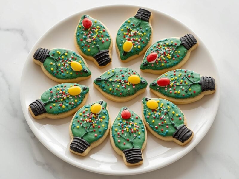 Christmas Light Sugar Cookies