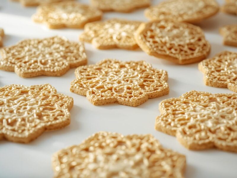 Golden Lace Cookies