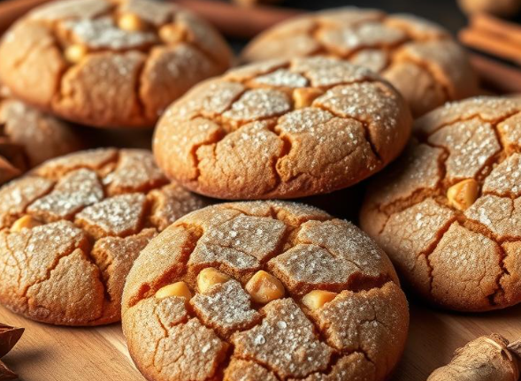 Triple Ginger Spice Cookies