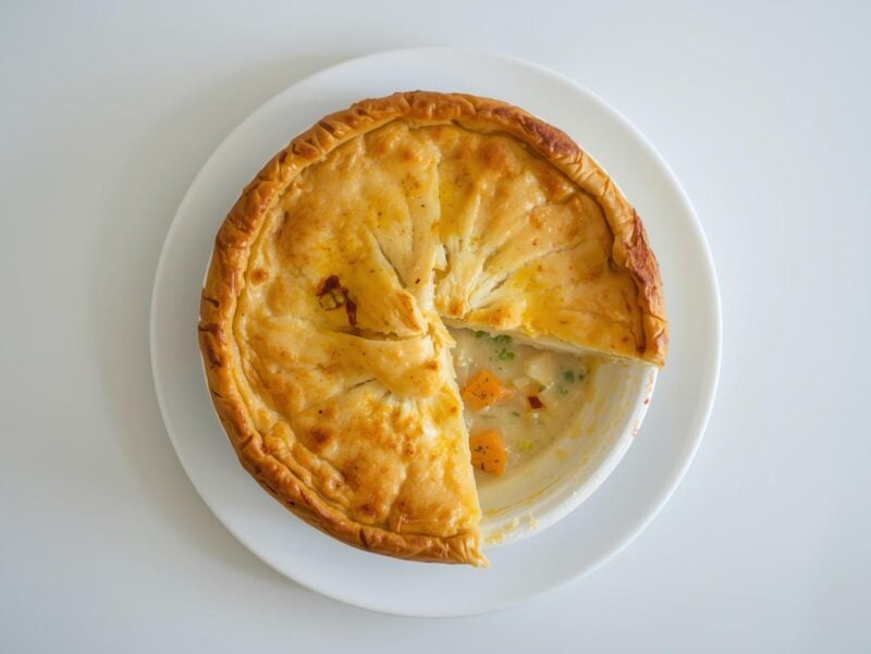 Classic chicken pot pie with flaky crust for 25 Pie Recipes for Every Occasion