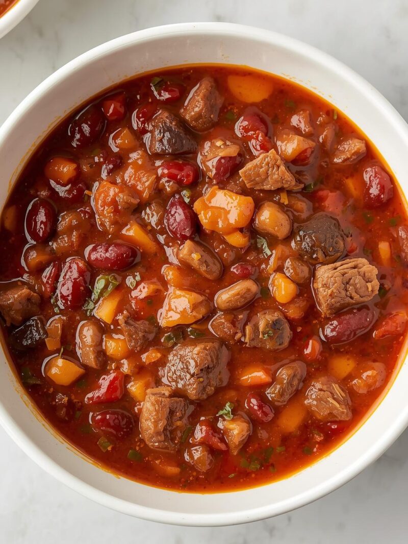 Hearty Beef and Bean Chili