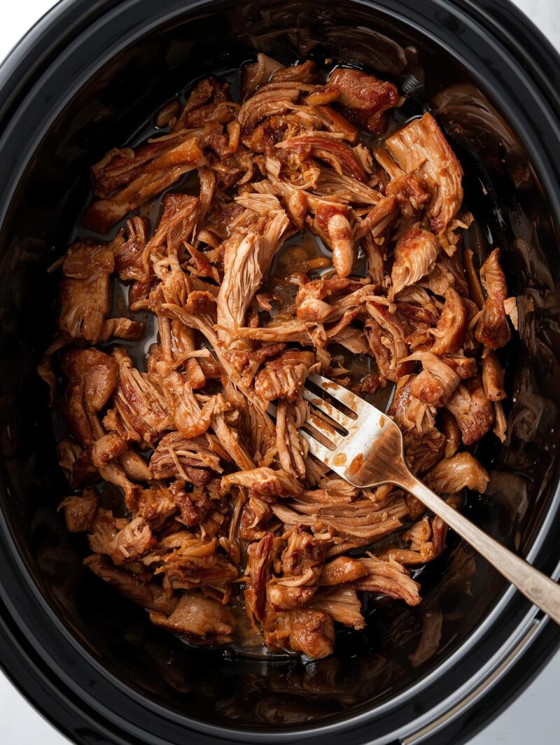 Slow cooker pulled pork