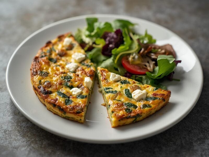 Spinach and Feta Frittata