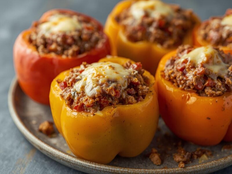 Zesty Turkey Stuffed Peppers