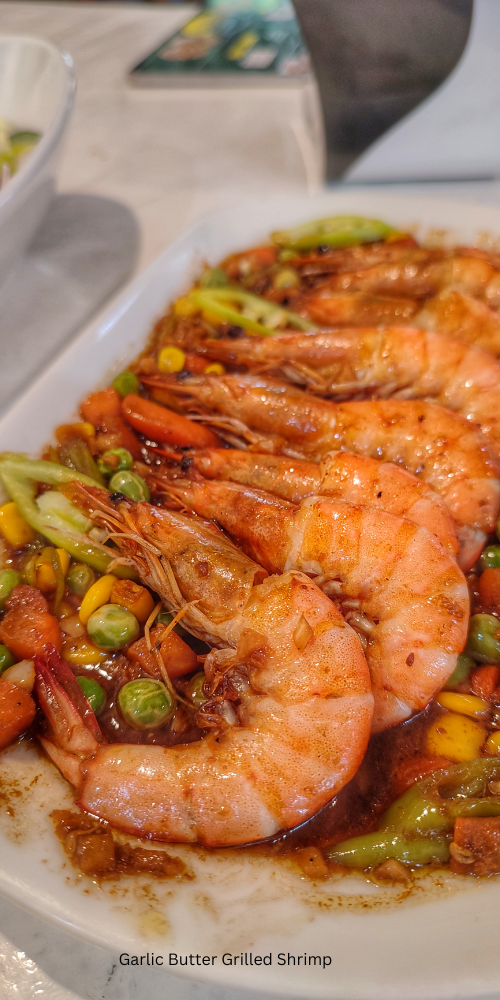 Garlic Butter Grilled Shrimp
