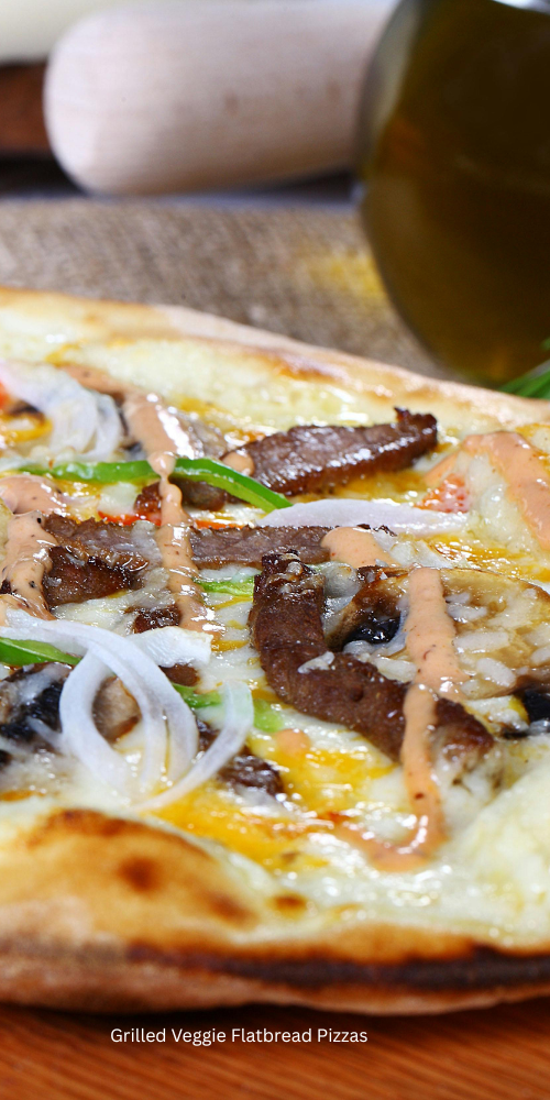 Grilled Veggie Flatbread Pizzas