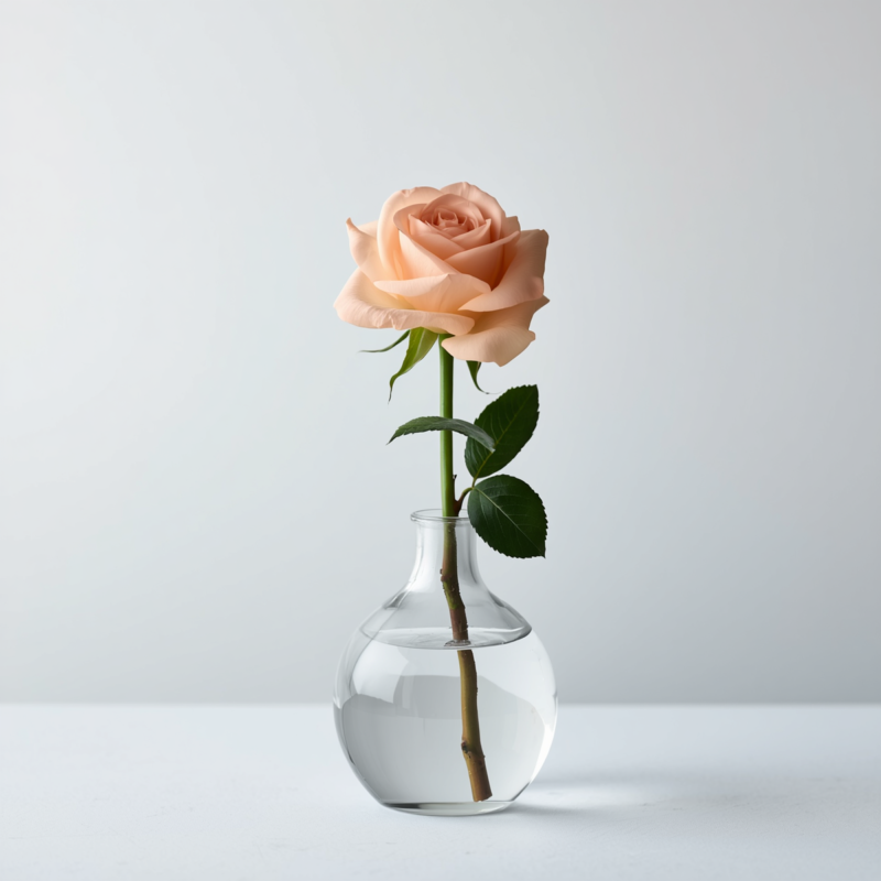 Single Stem in a Bud Vase