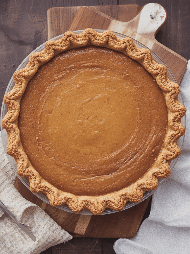 Classic Pumpkin Pie With a Buttery Crust