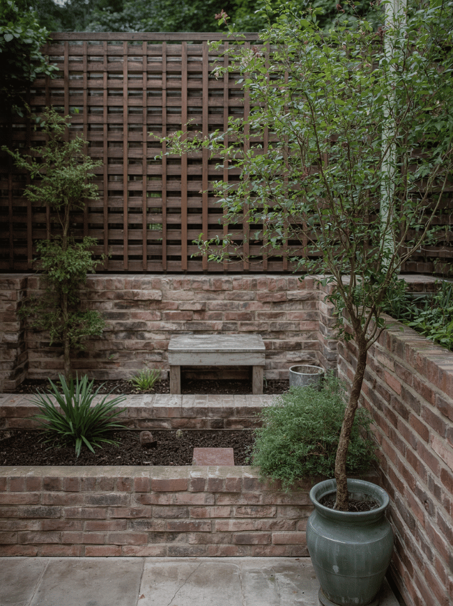 Add a Decorative Garden Wall