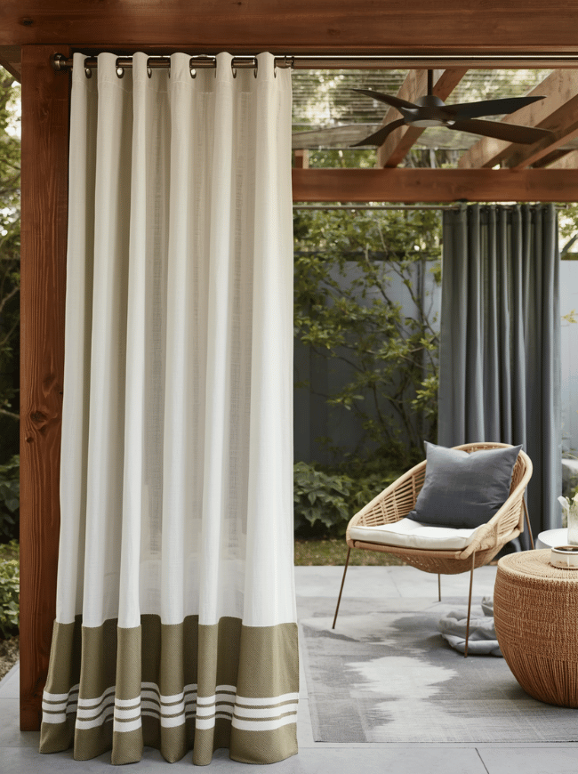 Hang Outdoor Curtains