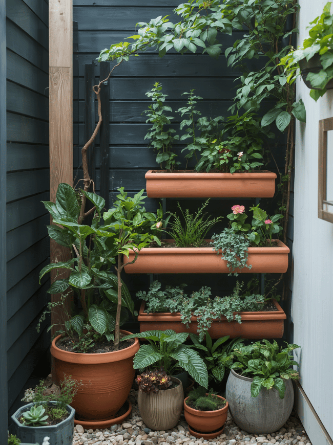 Layered Container Garden