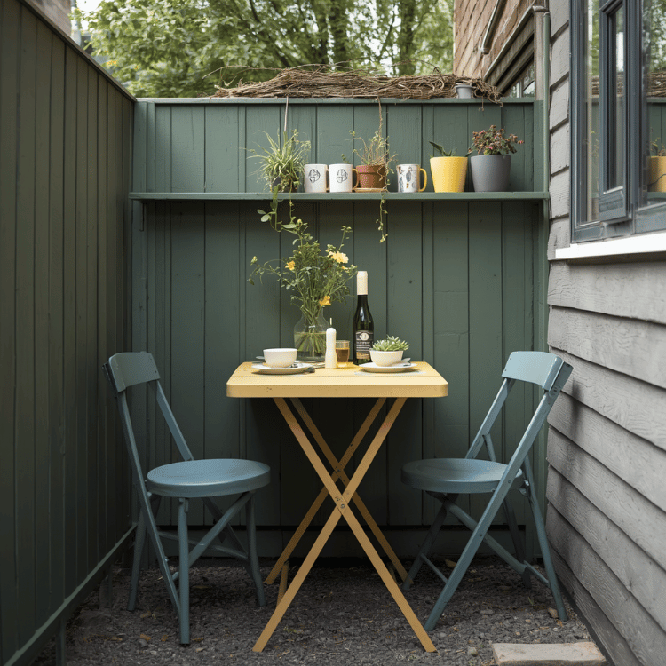 The Fold-Down Dining Spot