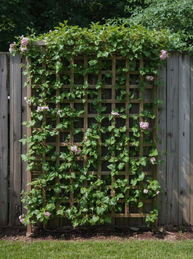 Try a Trellis With Climbing Plants