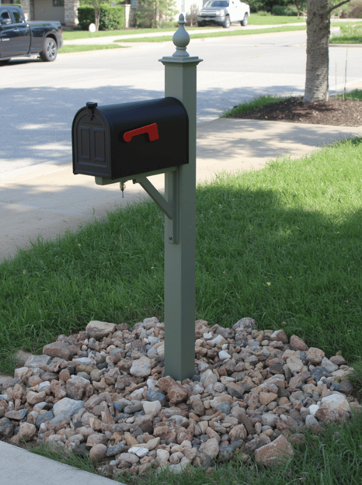 Add Rocks Around a Mailbox A small rock bed around a mailbox can improve the front or side yard without requiring a large planting project. Add a few durable plants and keep the area clear for access. Choose stones that will not spill onto the road or sidewalk. Rating: ★★★★★ - An easy curb-appeal project with limited maintenance.