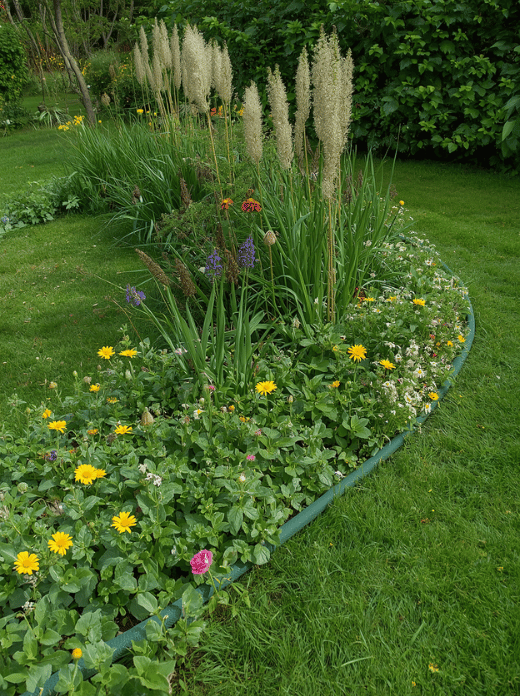 Plant a curved garden border - ★★★★☆ Replace a rigid straight bed with a gentle curve. Mark the shape with a hose before digging, then fill it with plants suited to the light conditions.