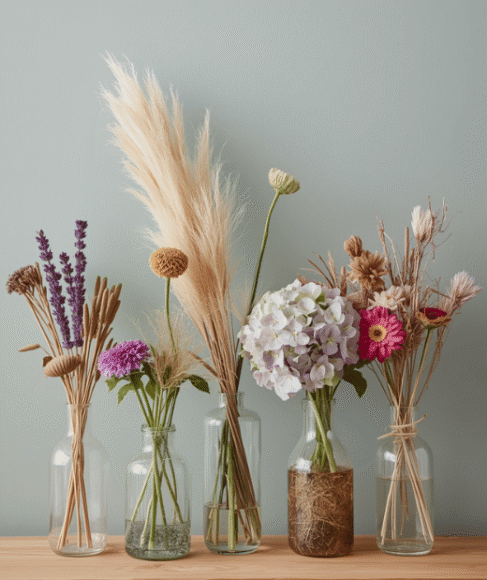 Dried Flower Bouquet Ideas Using Garden Flowers