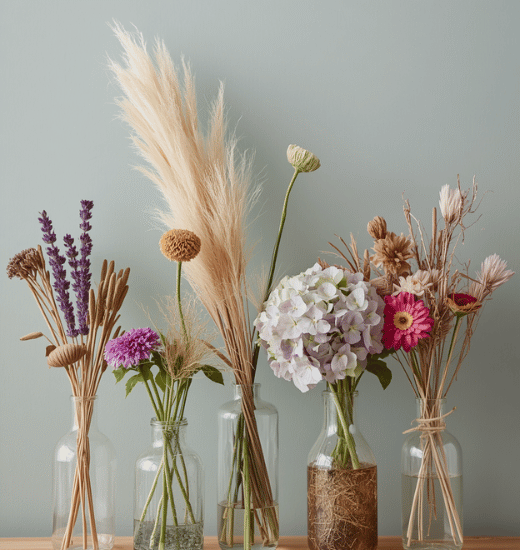 Dried Flower Bouquet Ideas Using Garden Flowers