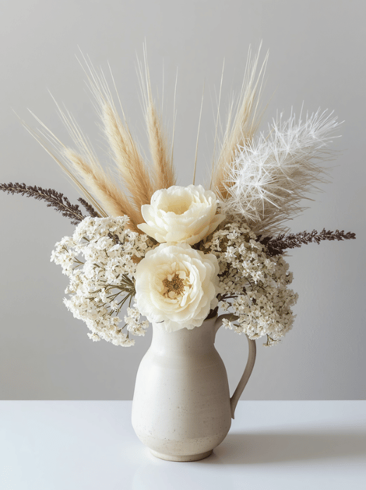 Soft neutral bouquet