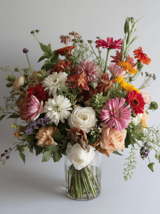 How to Make a Meadow-Style Bouquet With Garden Flowers
