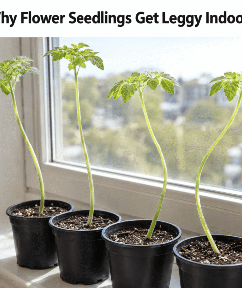 Why Flower Seedlings Get Leggy Indoors