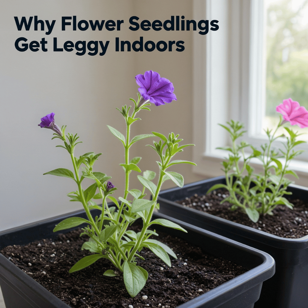 Why Flower Seedlings Get Leggy Indoors 