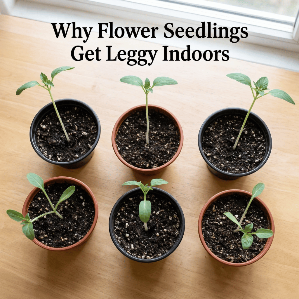Why Flower Seedlings Get Leggy Indoors 